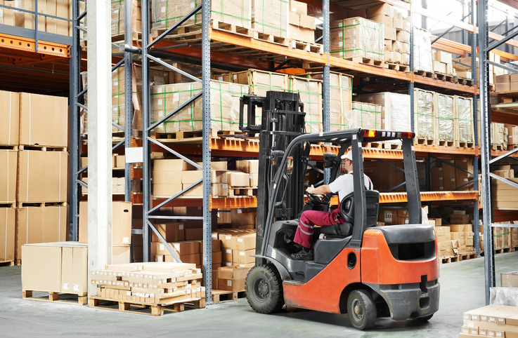 Forklifts transport