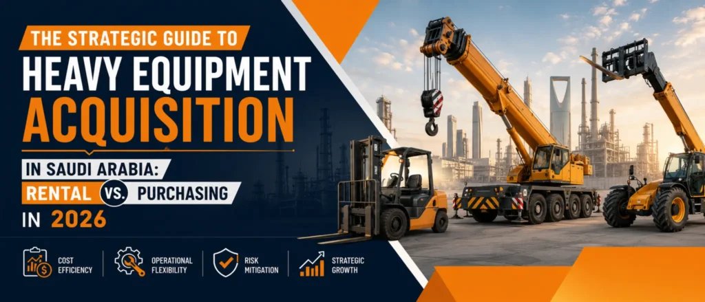 The Strategic Guide to Heavy Equipment Acquisition in Saudi Arabia Rental vs Purchasing in 2026